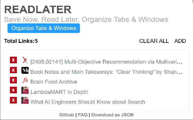 Version 5.0.0 Screenshot