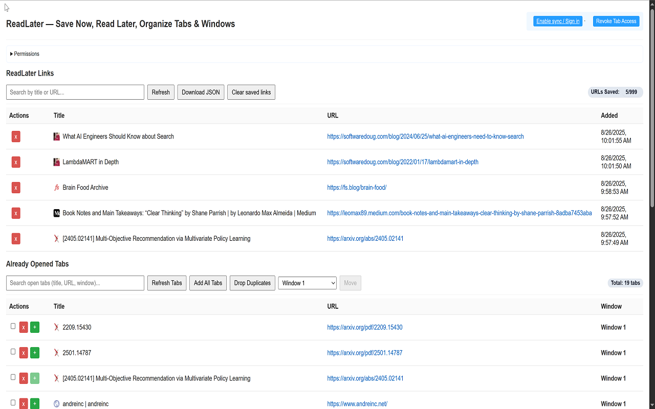 Version 5.0.0 Screenshot